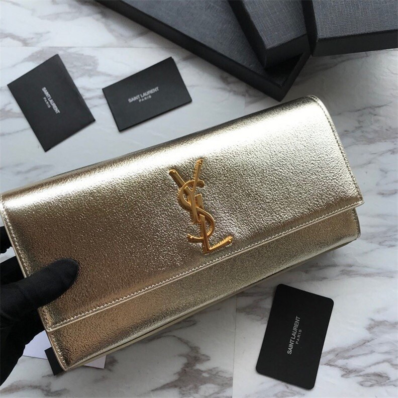 ysl clutch bag gold - Image 2