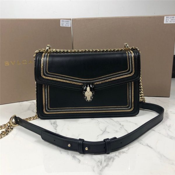 BVLGARI Serpenti Diamond Blast chain bag