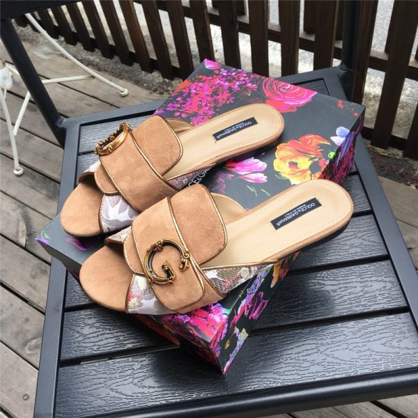 d&g slippers women