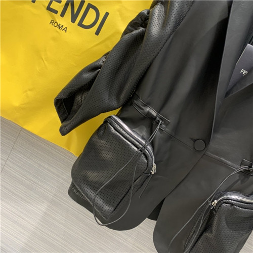 fendi leather jacket womens - Image 4