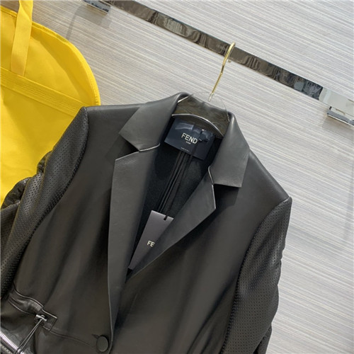 fendi leather jacket womens - Image 5