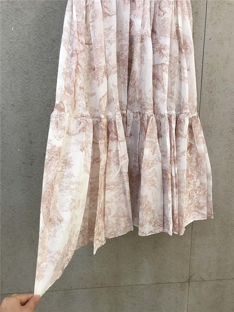 Dior Skirts Cotton Long Elegant Style Maxi Skirts - Image 3