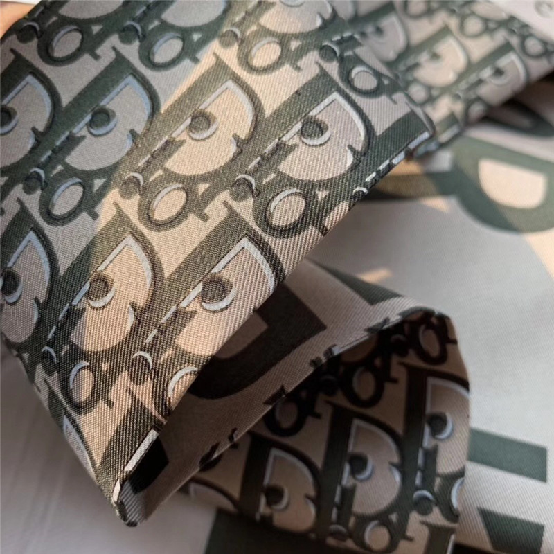 Dior letters small ribbon green - Image 5