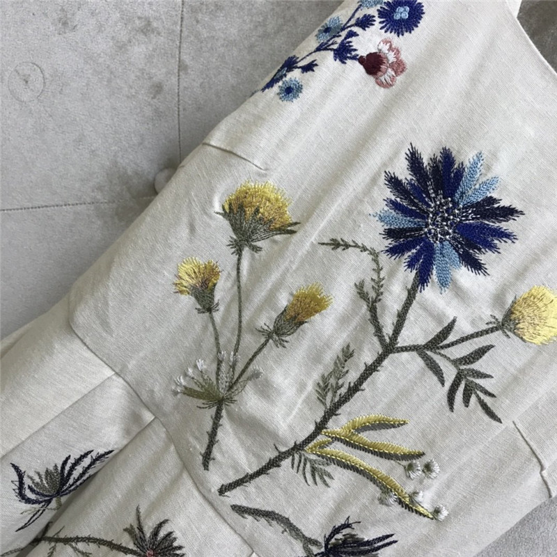 Dior summer floral embroidery dress - Image 3