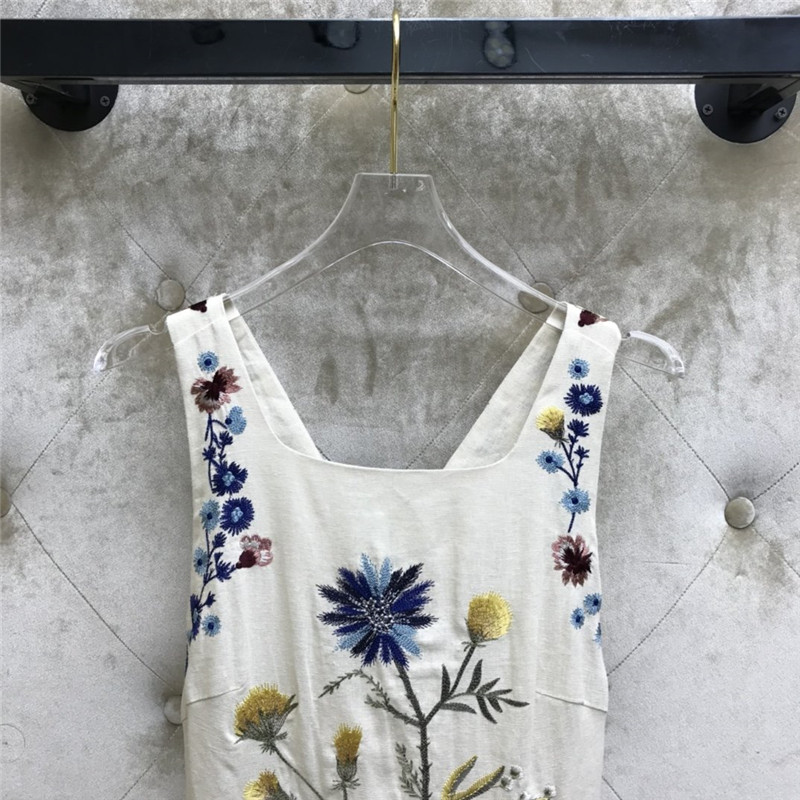 Dior summer floral embroidery dress - Image 5