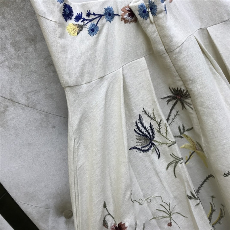 Dior summer floral embroidery dress - Image 6