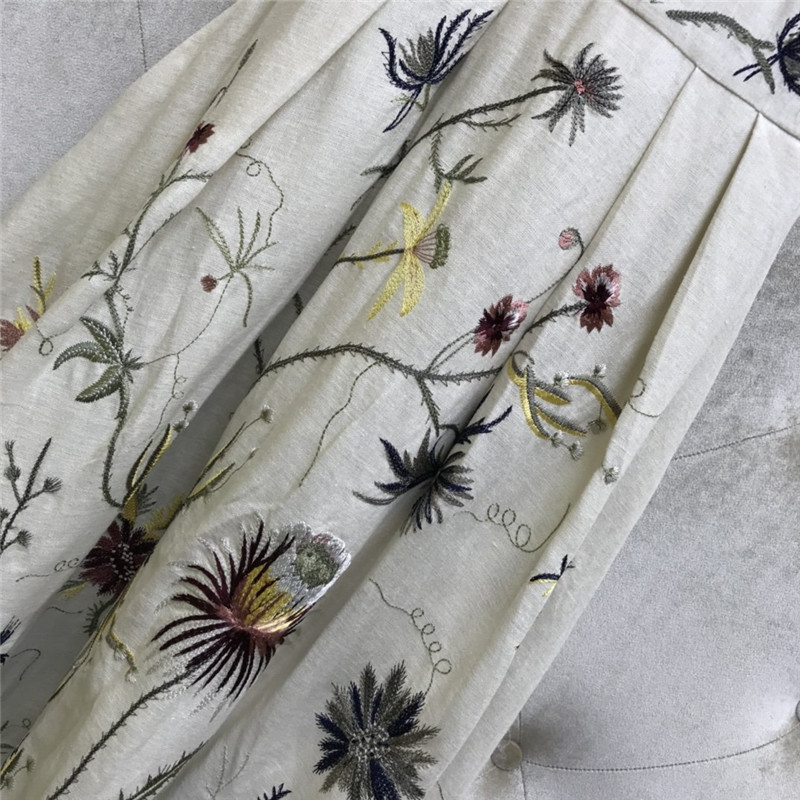 Dior summer floral embroidery dress - Image 7