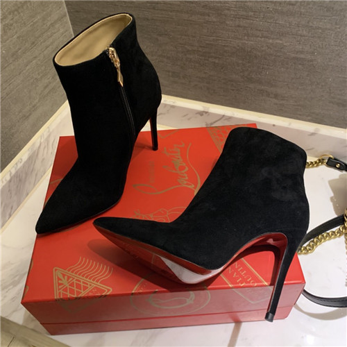 christian louboutin heels boots