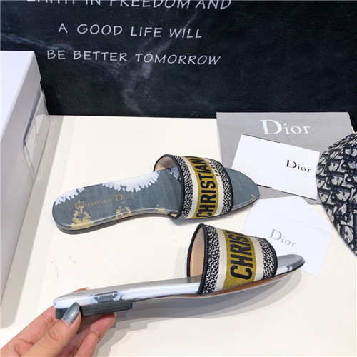 dior embroidered slippers - Image 3