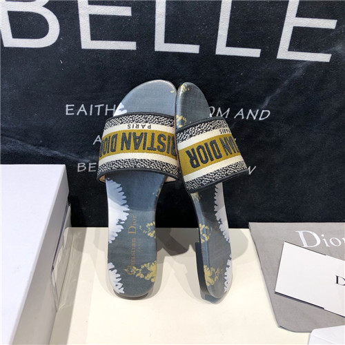 dior embroidered slippers - Image 7