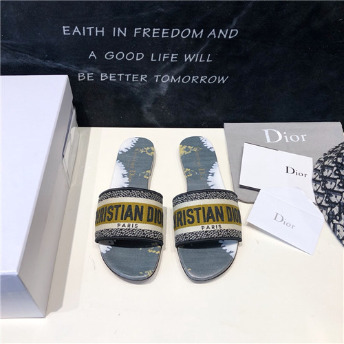 dior embroidered slippers - Image 8