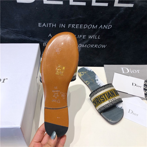 dior embroidered slippers - Image 6