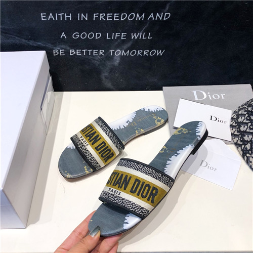 dior embroidered slippers - Image 2