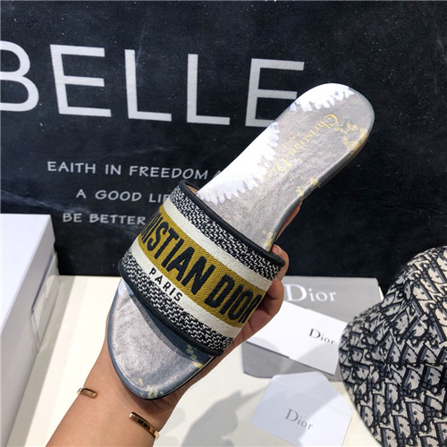 dior embroidered slippers - Image 9