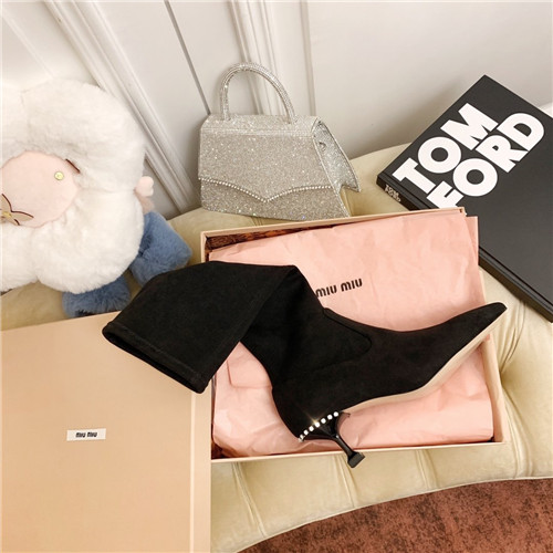 miu miu stretch boots replica shoes - Image 3