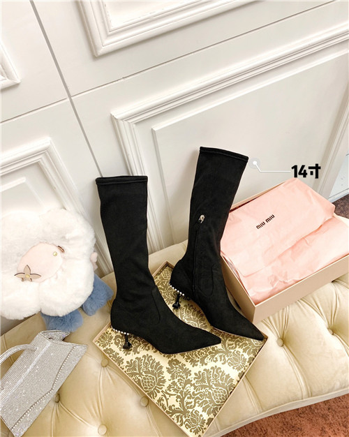 miu miu stretch boots replica shoes - Image 8