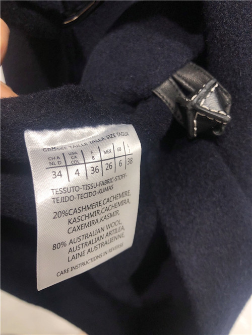 hermes Wool cashmere coat replica clothing - Image 4