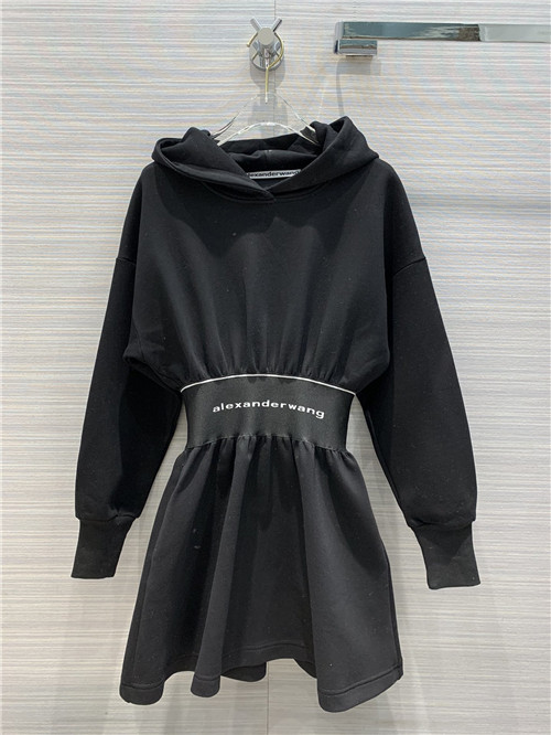 alexander wang hooded sweater dress