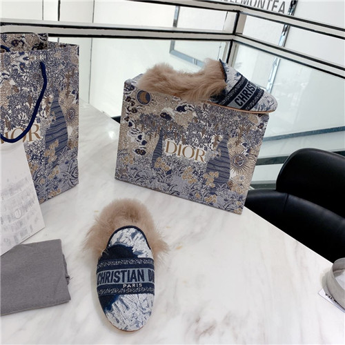 dior fur slippers - Image 4