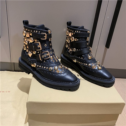 burberry combat boots women
