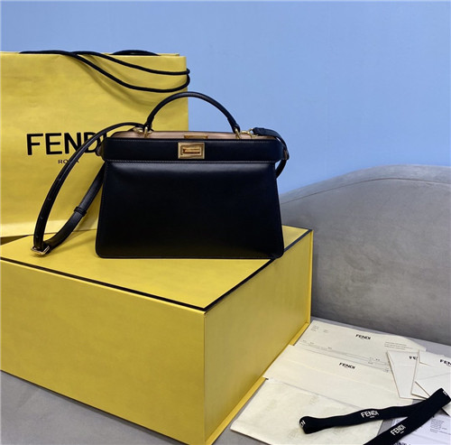 fend peekaboo medium bag black