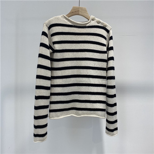 dior striped knitted sweater