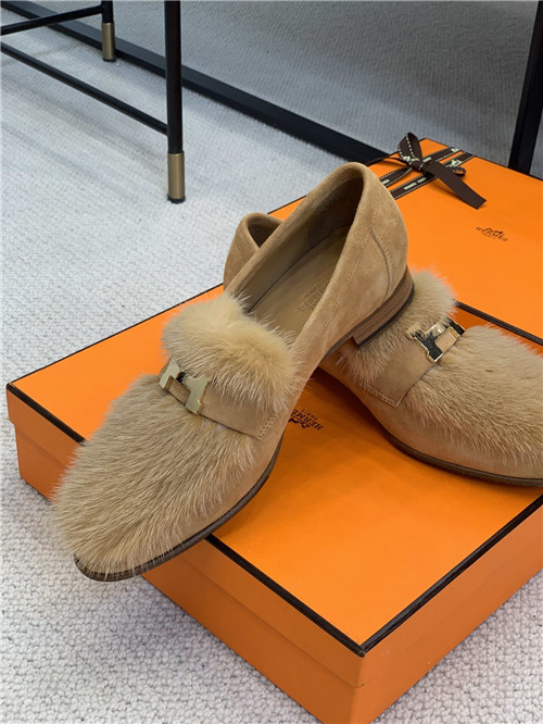 hermes mink loafers shoe - Image 4