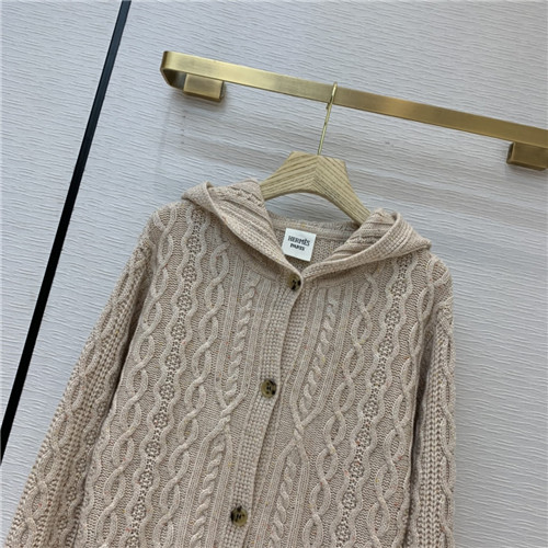 hermes hooded cashmere cardigan - Image 3