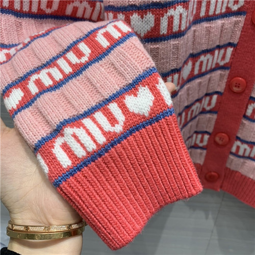 miu miu logo cardigan - Image 6