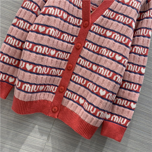 miu miu logo cardigan - Image 4