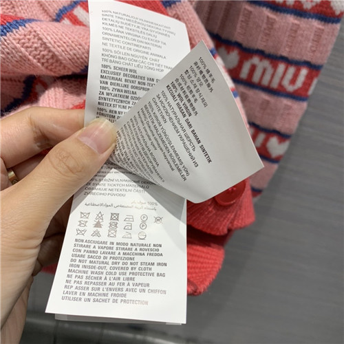 miu miu logo cardigan - Image 7