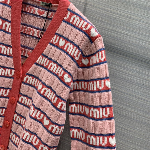 miu miu logo cardigan - Image 8