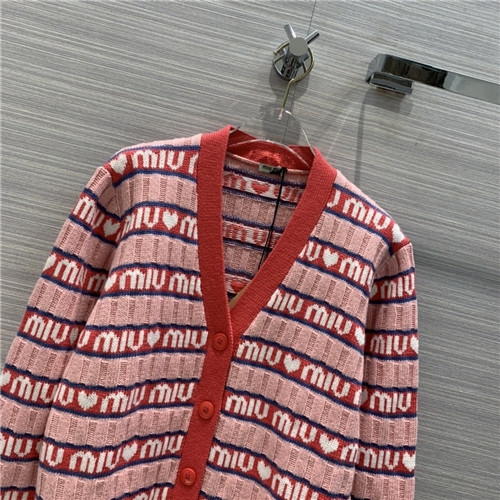 miu miu logo cardigan - Image 9