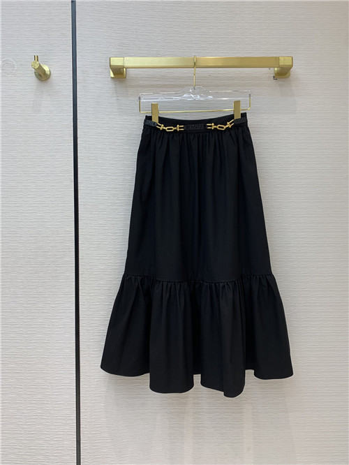 celine black skirt