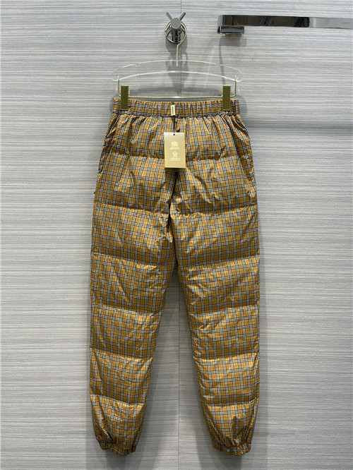 burberry down pants womens