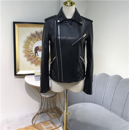 gucci sheepskin motorcycle leather jacket - Image 3