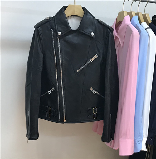 gucci sheepskin motorcycle leather jacket - Image 8