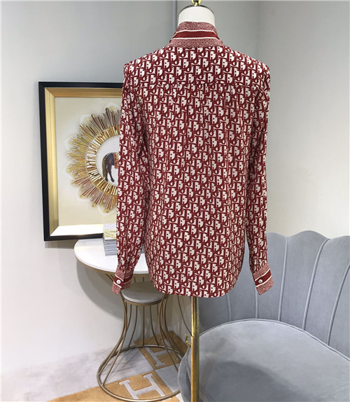 dior logo silk top - Image 3