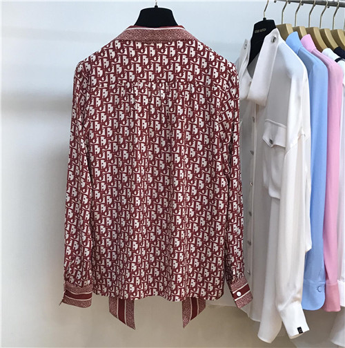 dior logo silk top - Image 5