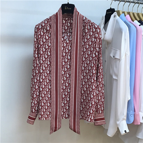 dior logo silk top - Image 7