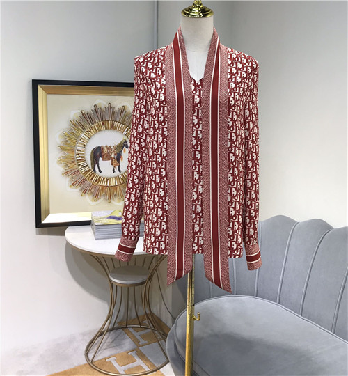 dior logo silk top - Image 2