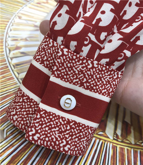 dior logo silk top - Image 8