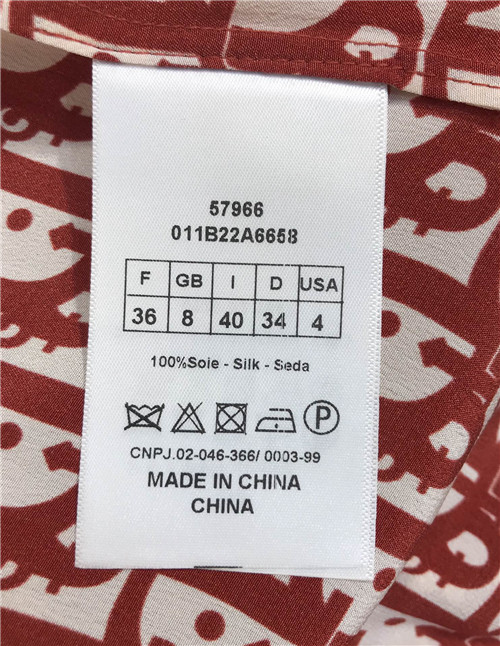 dior logo silk top - Image 9