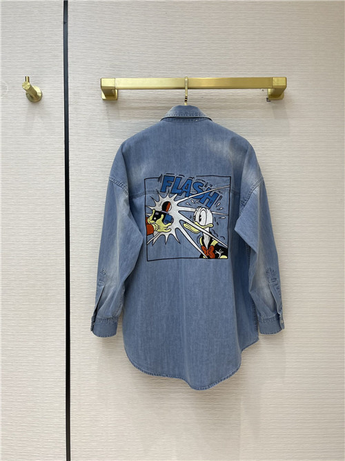 gucci denim shirt - Image 2