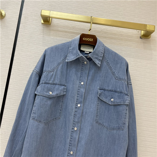 gucci denim shirt - Image 9