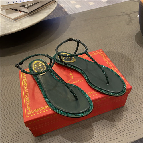 rene caovilla flat sandals - Image 3