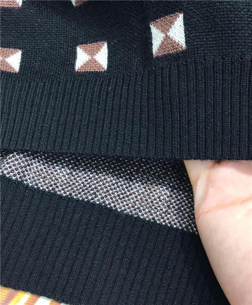 hermes checkered knit sweater - Image 5