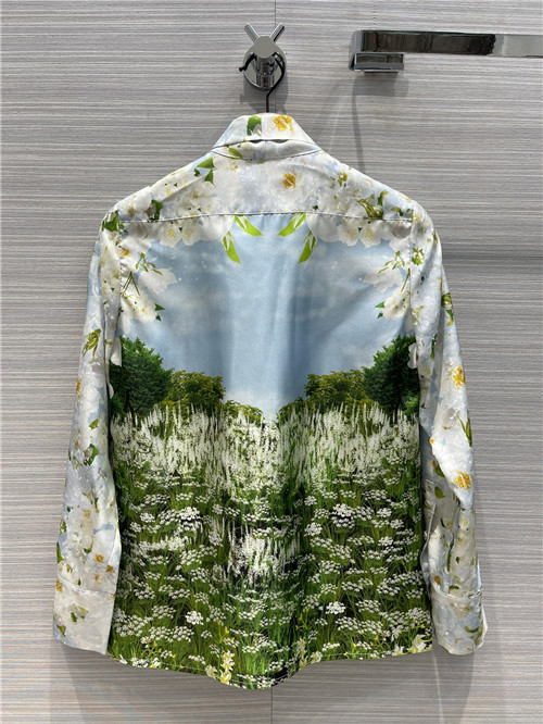 burberry silk shirt - Image 2