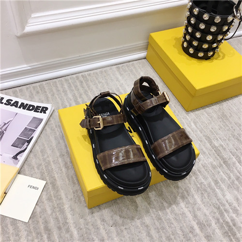 fendi platform sandals womens