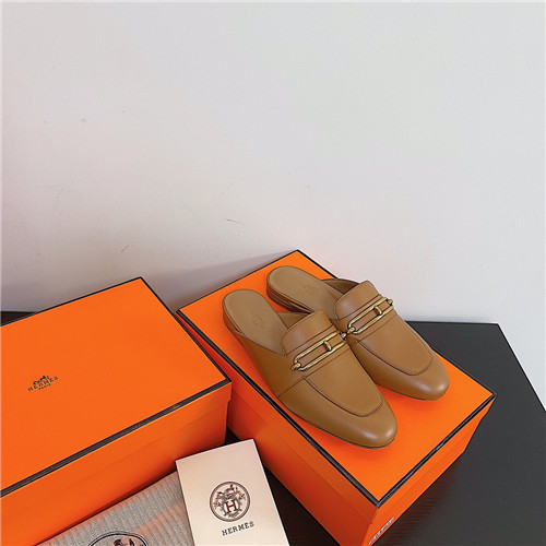 hermes slippers women